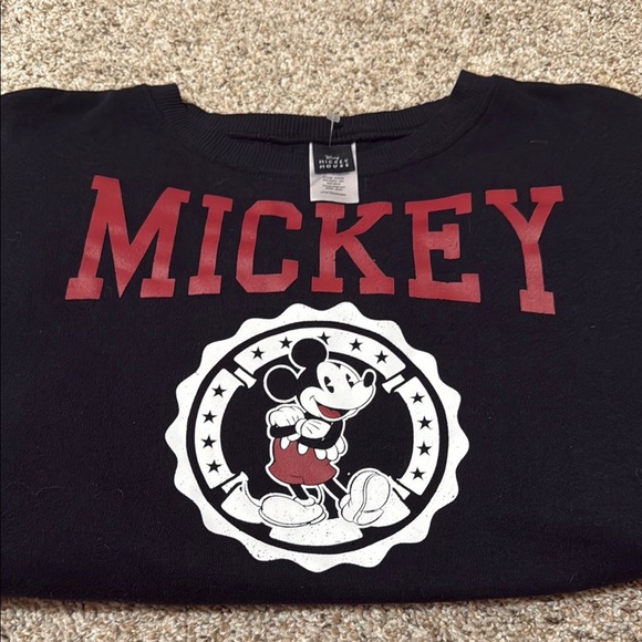 Disney Mickey Mouse Black SweatShirt - Picture 1 of 3